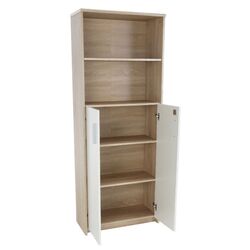 Etajera Mobhaus Johan 2 New 10 (Sonoma Oak/White) Thumb