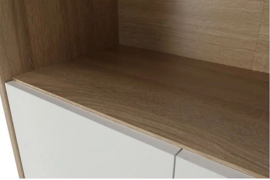 Etajera Mobhaus Johan 2 New 10 (Sonoma Oak/White)