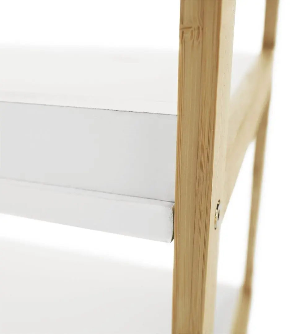 Etajera Mobhaus Koen Typ 1 (White/Natural)