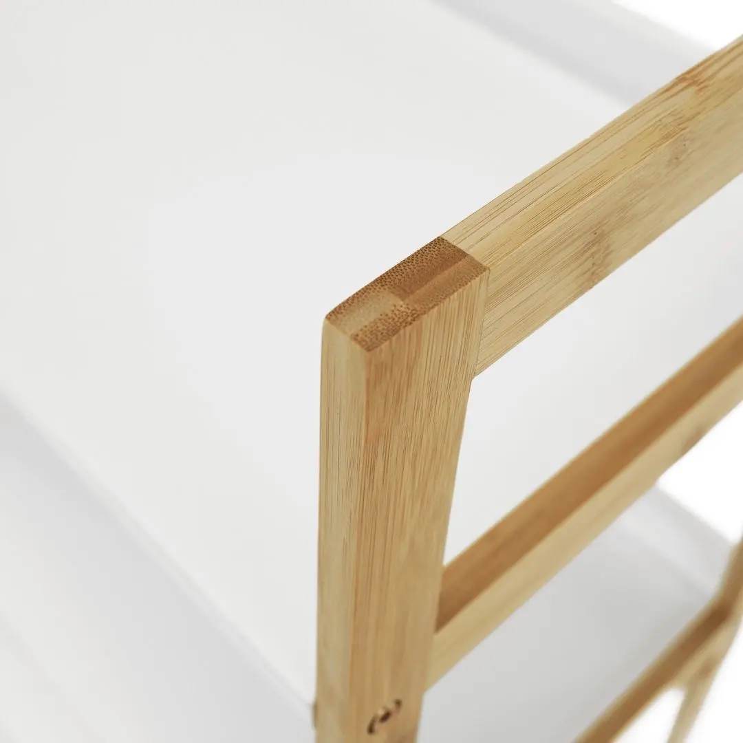 Etajera Mobhaus Koen Typ 1 (White/Natural)