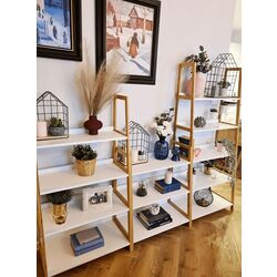 Etajera Mobhaus Koen Typ 1 (White/Natural) Thumb