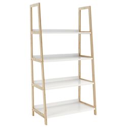 Etajera Mobhaus Koen Typ 2 (White/Natural)