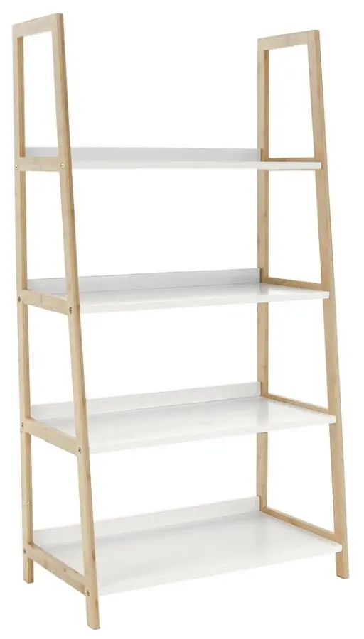 Etajera Mobhaus Koen Typ 2 (White/Natural)