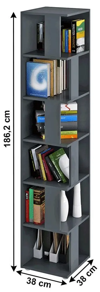 Etajera Mobhaus Korind (Graphite)