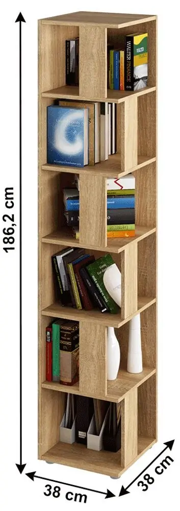 Стеллаж Mobhaus Korind (Sonoma Oak) - 3