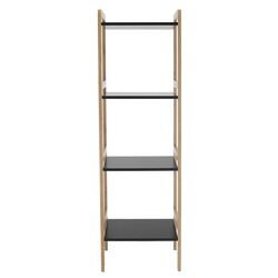 Etajera Mobhaus Naoko (Natural/Black) Thumb