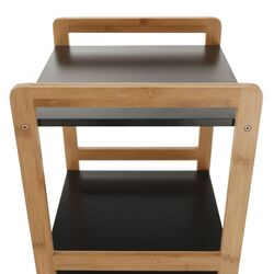 Etajera Mobhaus Naoko (Natural/Black) Thumb