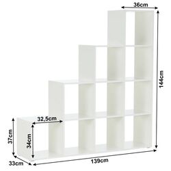 Etajera Mobhaus Norah (White) Thumb