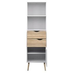 Etajera Tempo Kondela Oslo 75382 (Sonoma Oak/White) Thumb