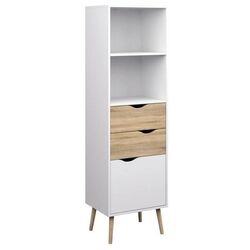 Etajera Tempo Kondela Oslo 75382 (Sonoma Oak/White)