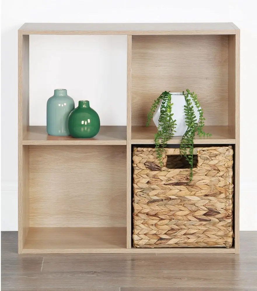 Etajera Mobhaus Preto (Natural Oak)