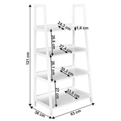 Etajera Mobhaus Reon Typ 2 (White) Thumb