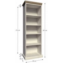 Etajera Tempo Kondela Royal RW (Nothern Pine/Wild Oak) Thumb