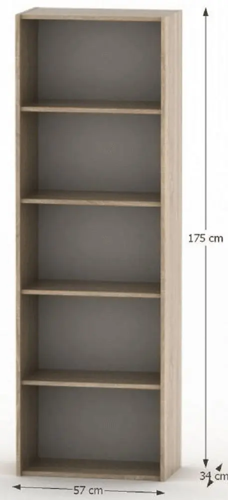 Etajera Mobhaus Tempo Asistent New 001 (Sonoma Oak)