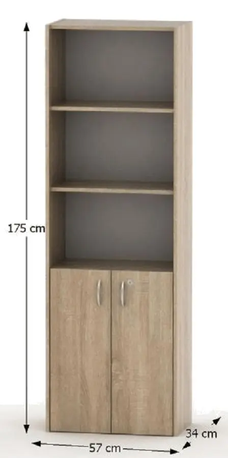 Etajera Mobhaus Tempo Asistent New 002 (Sonoma Oak) - 2