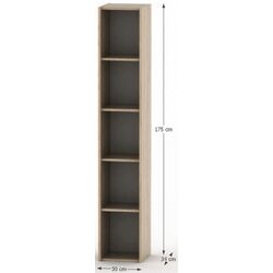 Etajera Mobhaus Tempo Asistent New 009 (Sonoma Oak) Thumb