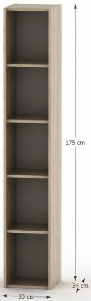 Etajera Mobhaus Tempo Asistent New 009 (Sonoma Oak)