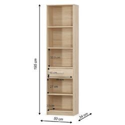 Etajera Mobhaus Teyo 1S (Sonoma Oak) Thumb