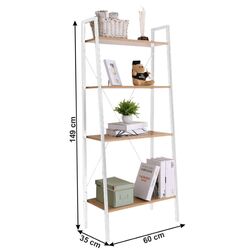 Стеллаж Mobhaus Thea (Oak/White) Thumb