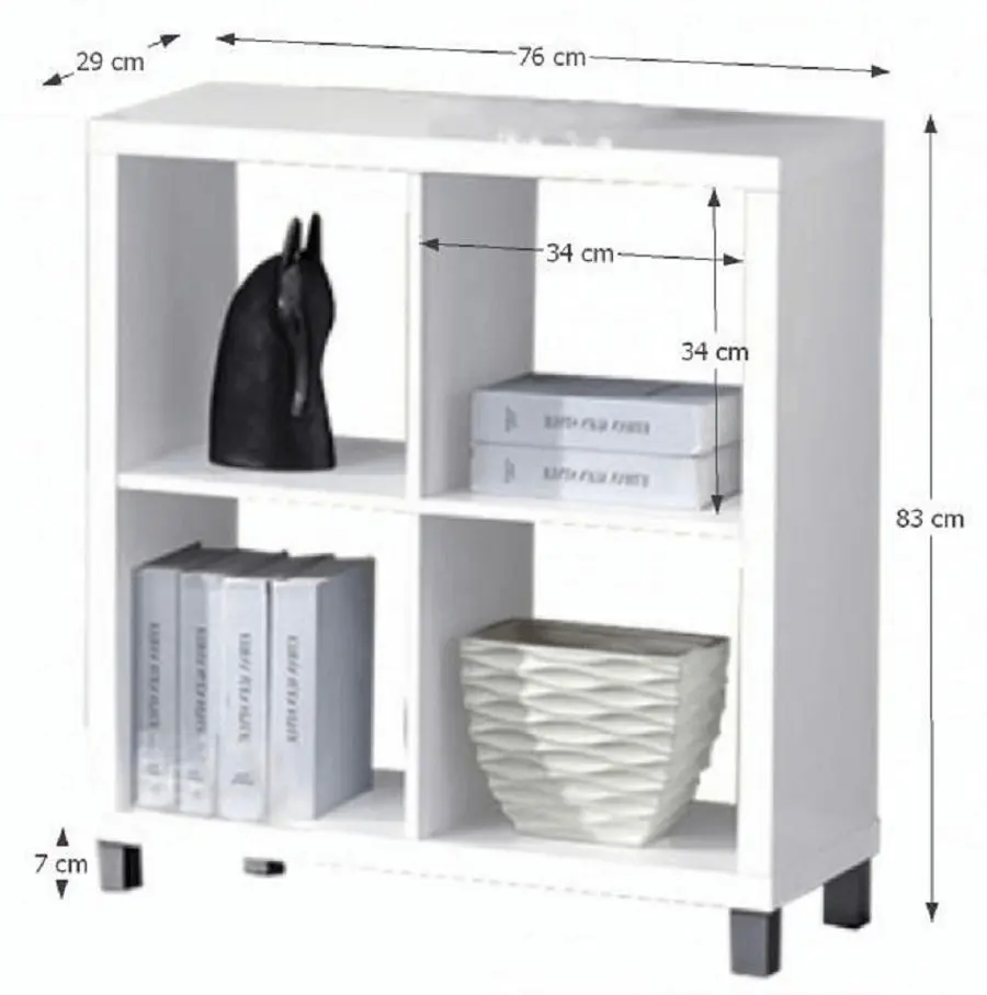 Etajera Mobhaus Tofi 2 New (White)