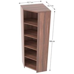 Стеллаж угловой Mobhaus Johan 2 New 10 (Plum) Thumb