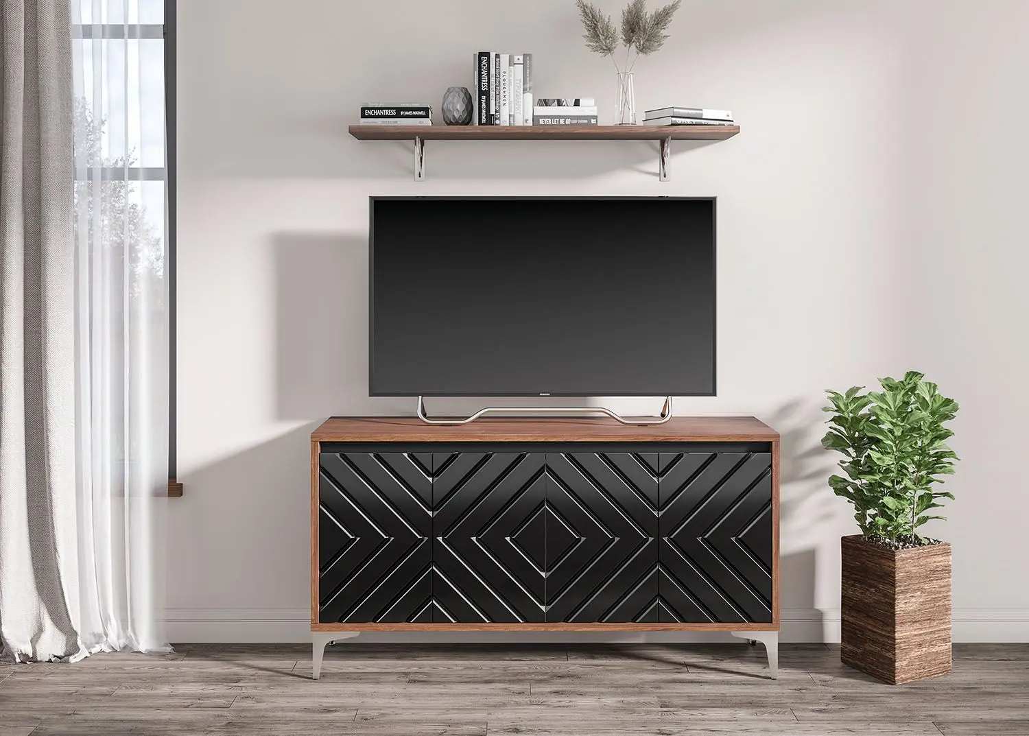 Raft Mobi Muar 15.47 (Walnut Select Fireplace)