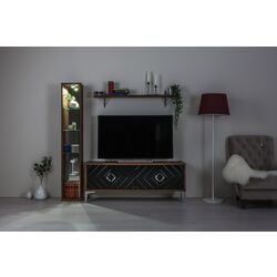 Etajera Mobi Muar 13.147 (Walnut Select Fireplace) Thumb