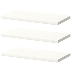 Set de rafturi pentru dulap Олмеко Lyuchiya 33.02 White (înguste) Thumb