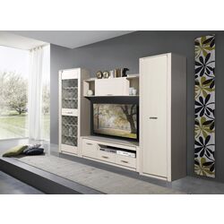 Шкаф навесной Олмеко Рапсодия 06.90 (Вудлайн Кремовый/Сандал Белый) Thumb