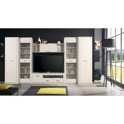 Шкаф навесной Олмеко Рапсодия 06.90 (Вудлайн Кремовый/Сандал Белый) Thumb