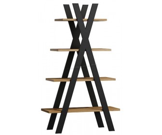 Etajera Signal Tipi (Wotan Oak/Black)