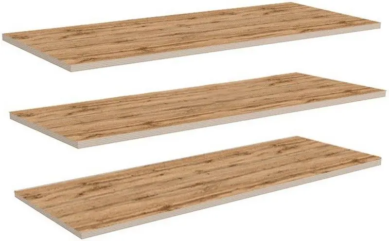 Set de rafturi pentru dulap Sokme Francheska 4D (Wotan Oak)