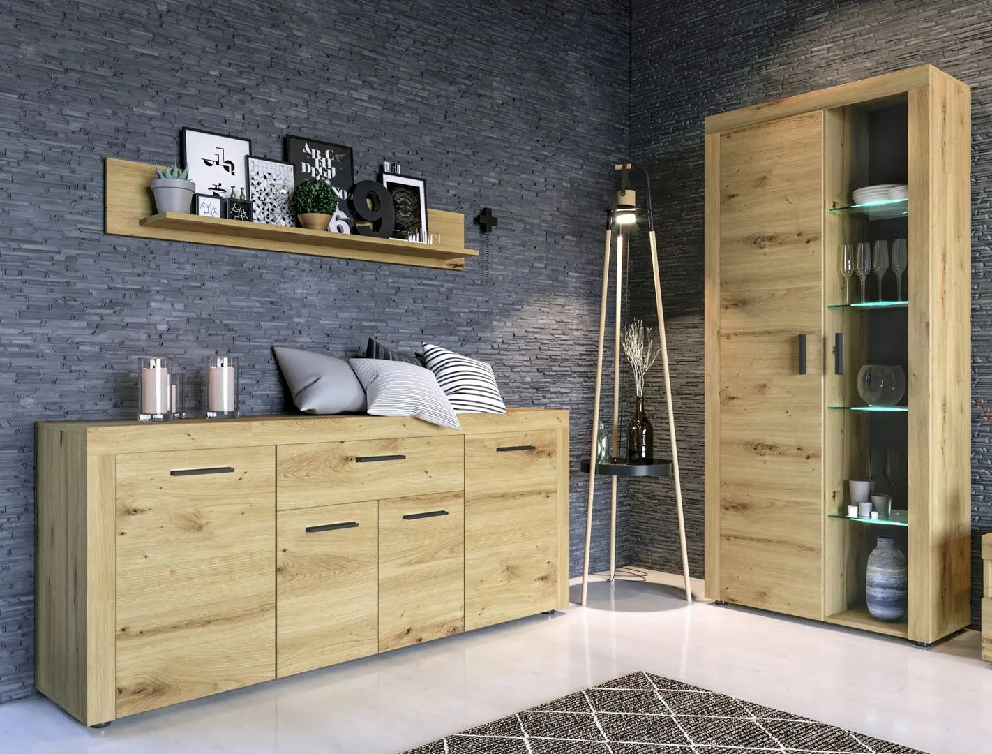 Raft Sokme Fokus (Artisan Oak) - 3