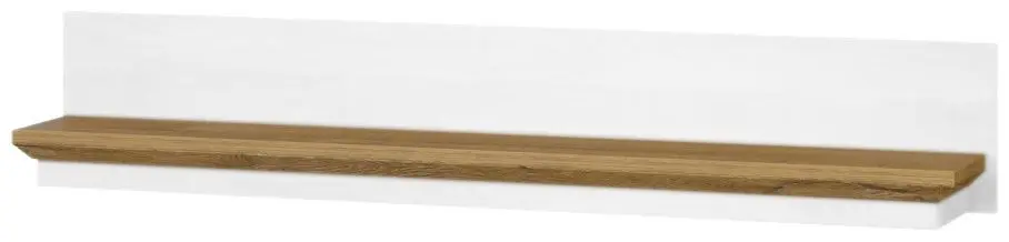 Полка Tempo Kondela Leon MZ18 (White/Grand Oak)