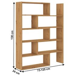 Etajera multifuncţionala Tempo Kondela Kloe II (Artisan Oak) Thumb