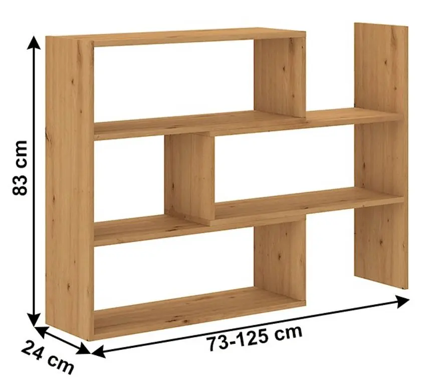 Etajera multifuncţionala Tempo Kondela Kloe III (Artisan Oak)