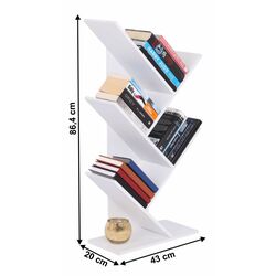 Etajera Tempo Kondela Baki New Typ 3 (White) Thumb