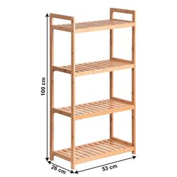 Etajera Tempo Kondela Fiore Typ 2 (Natural Bamboo) Thumb