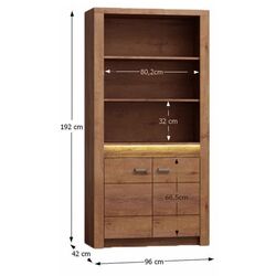 Стеллаж Tempo Kondela Infinity I-05 (Light Ash) Thumb