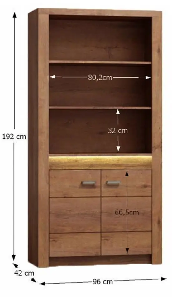 Стеллаж Tempo Kondela Infinity I-05 (Light Ash) - 2