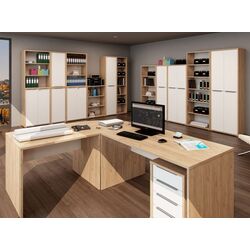 Etajera Tempo Kondela Rioma Typ 01 (Artisan Oak/White) Thumb