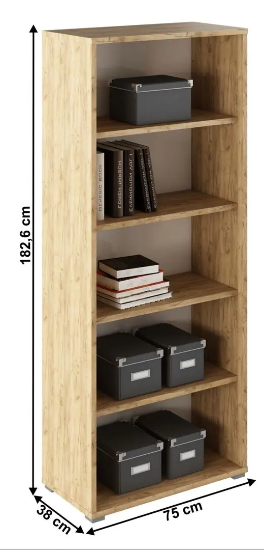 Etajera Tempo Kondela Rioma Typ 03 (Artisan Oak/White)