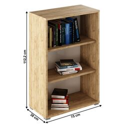 Etajera Tempo Kondela Rioma Typ 04 (Artisan Oak/White) Thumb