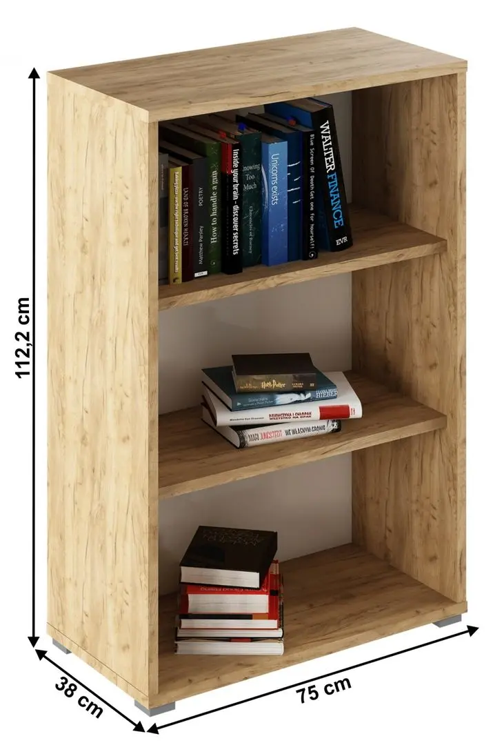 Etajera Tempo Kondela Rioma Typ 04 (Artisan Oak/White)