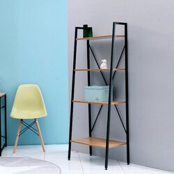 Etajera Tempo Kondela Thea (Oak/Black) Thumb