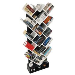 Etajera Tempo Kondela Vevey (White/Black)