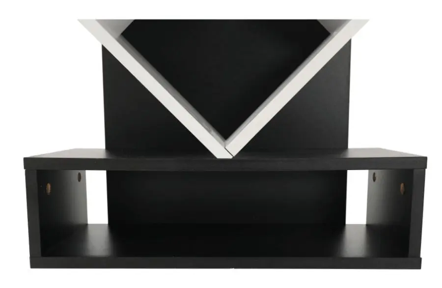 Etajera Tempo Kondela Vevey (White/Black)