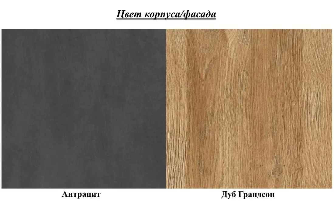 Raft Helvetia Toledo №02 170 (Anthracite/Grandson Oak)