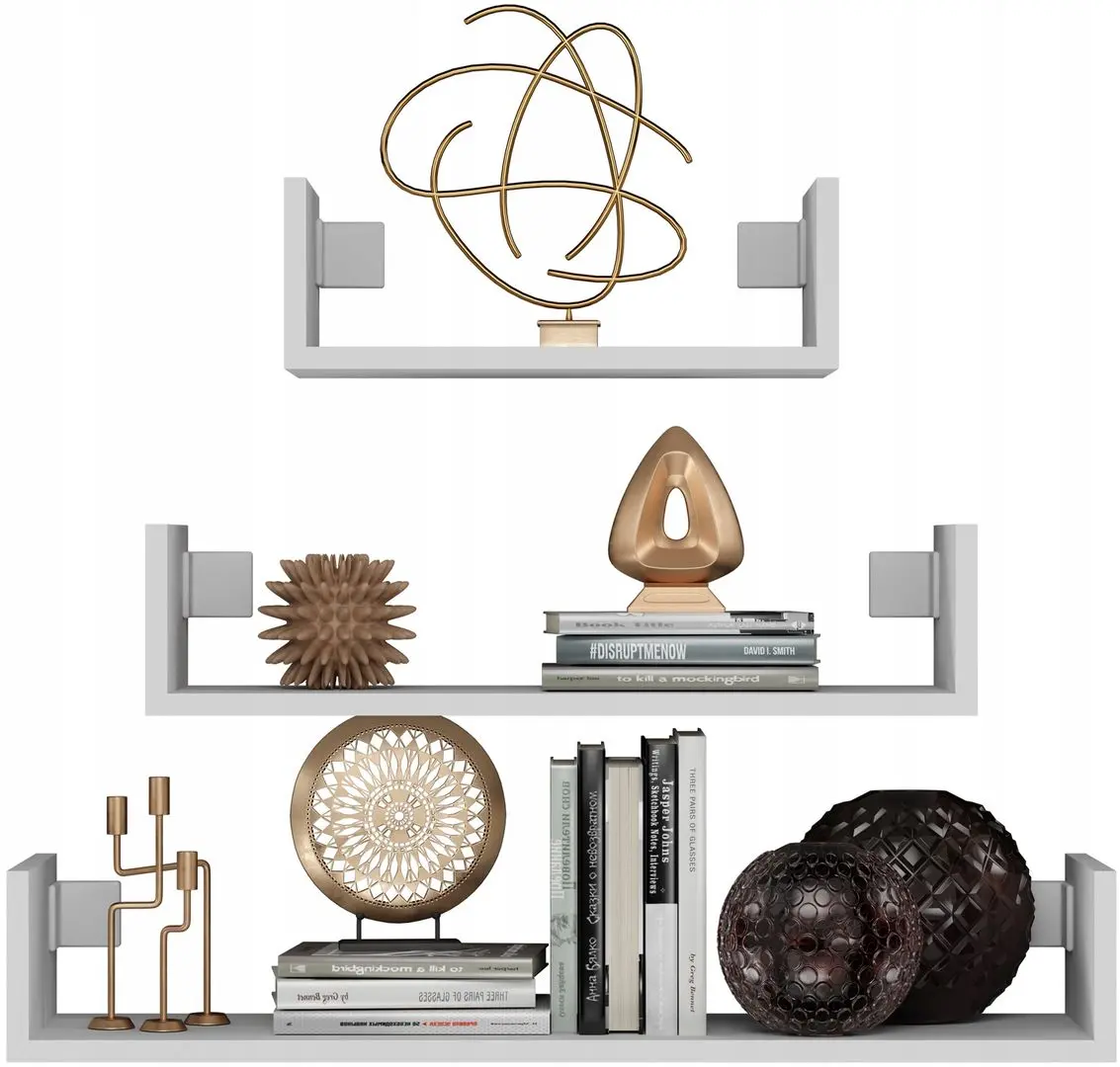 Набор полок TopEshop Mobi 3P (White Matt)