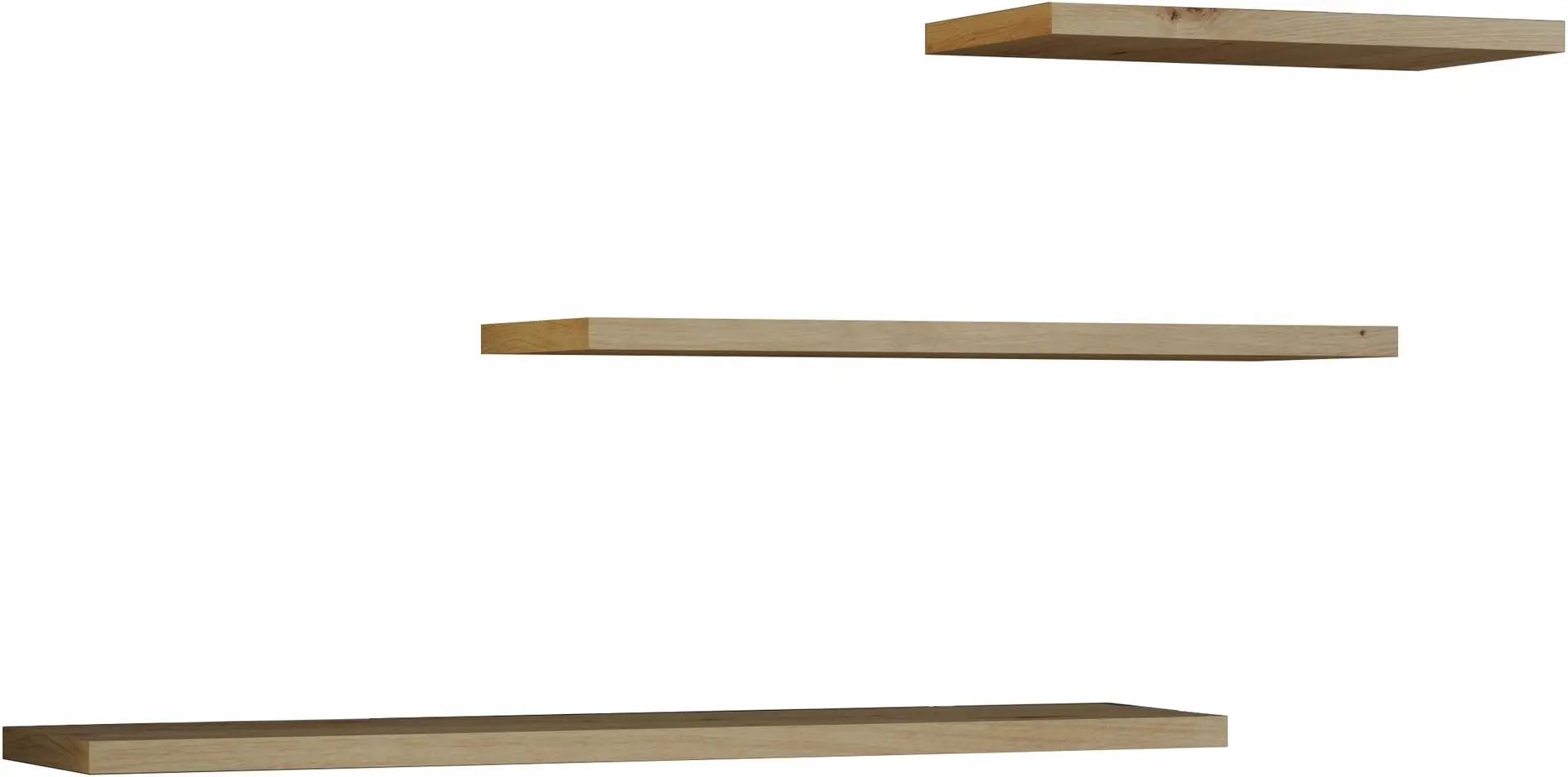 Set de rafturi TopEshop Tobi 3P (Artisan Oak)